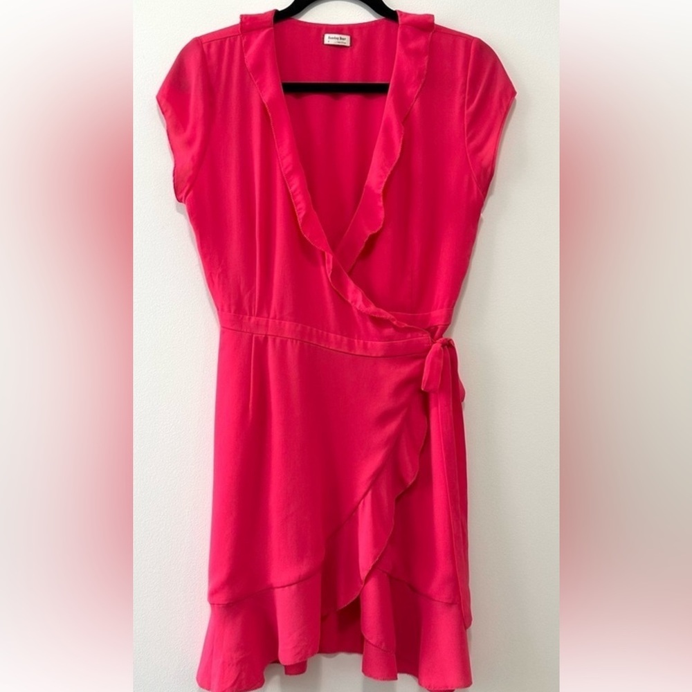 🌺 Aritzia Sunday Best Savoy Dress in hot Pink!  absolutely gorgeous!